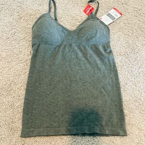 Skinnygirl Charcoal Shapewear Camisole w Removable Pads Size M. NWT